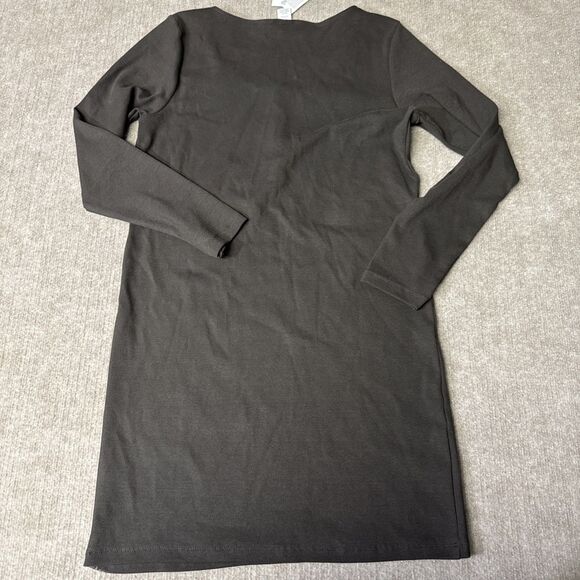 H&M XL Ribbed‎ Knit Pullover Crew Neck Mini Sheath Dress Bella Long Sleeve NWT - Picture 4 of 6
